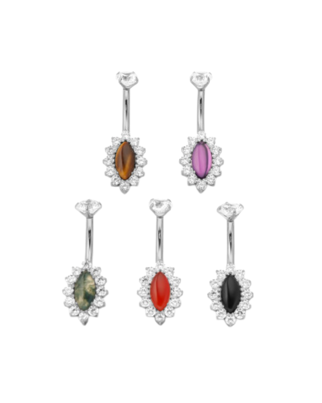 Oval Solar Pierre Naturelle